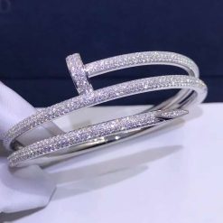 Cartier Juste Un Clou Bracelet White Gold Diamonds N6708717