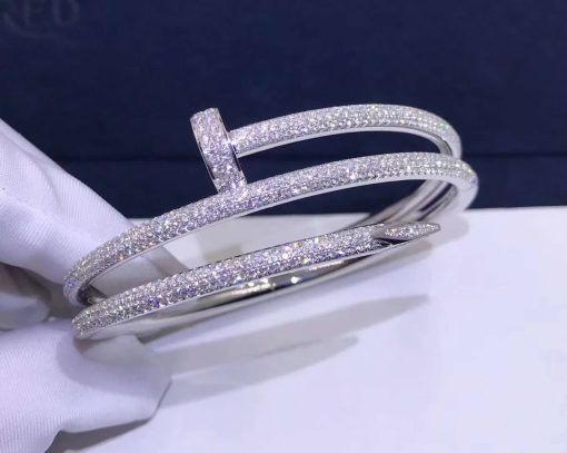 Cartier Juste Un Clou Bracelet White Gold Diamonds N6708717