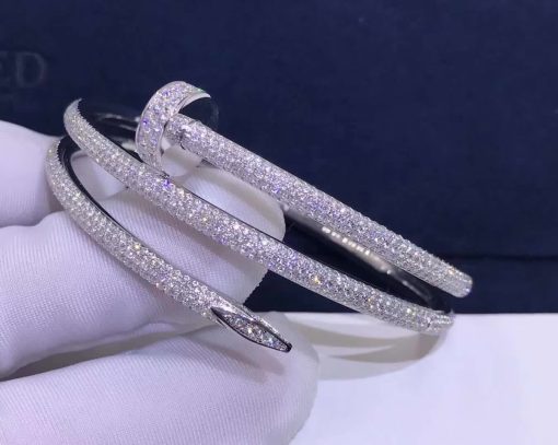 Cartier Juste Un Clou Bracelet White Gold Diamonds N6708717