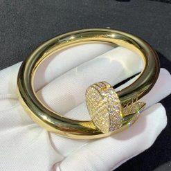 Cartier Juste Un Clou Bracelet Yellow Gold Large Model Diamonds N6712517