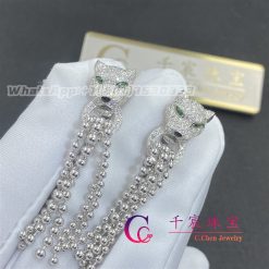 Cartier Panthere De Cartier Earrings 18k White Gold N8515073 (3)