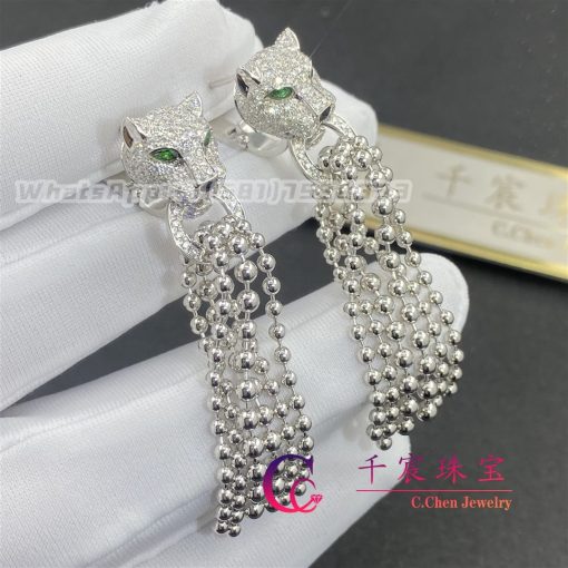 Cartier Panthere De Cartier Earrings 18k White Gold N8515073 (4)