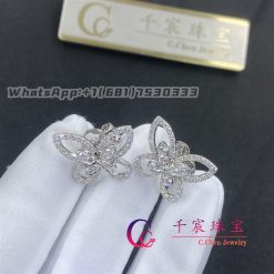 Graff Butterfly Silhouette Diamond Stud Earrings Rge879 (4)