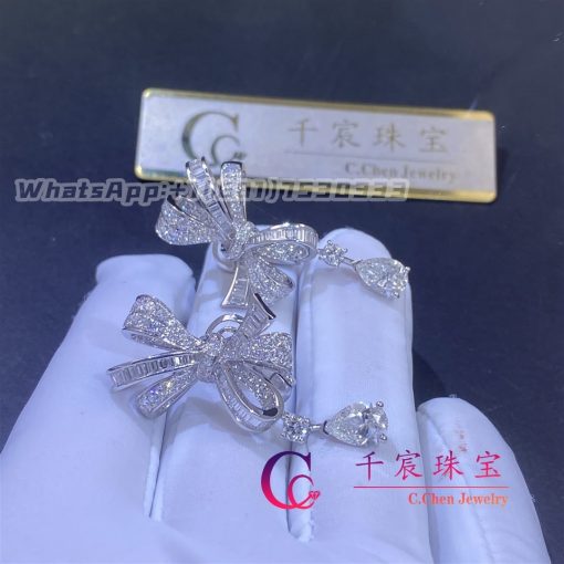 Graff Tildas Bow Classic Diamond Drop Earrings Rge1276 (2)