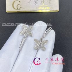 Graff Pave Butterfly Mini Diamond Drop Earrings Rge1167 (2)