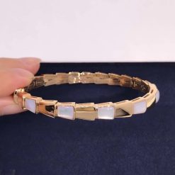 Bvlgari Serpenti Viper Bracelet with Mother-of-pearl 355269