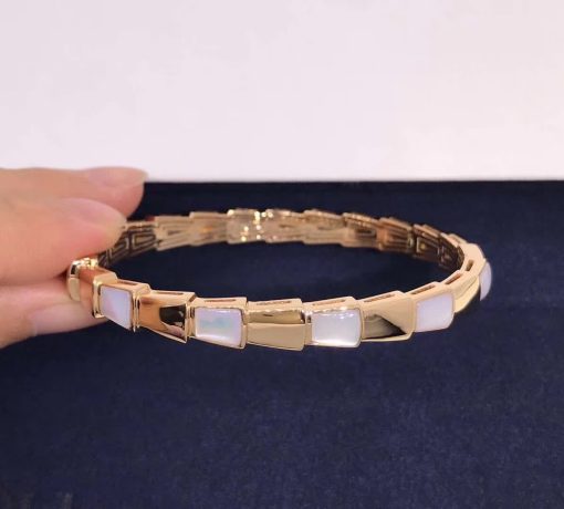 Bvlgari Serpenti Viper Bracelet with Mother-of-pearl 355269