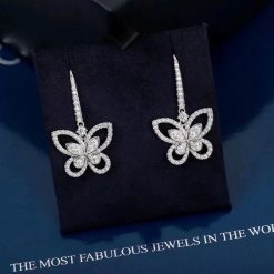 Graff Butterfly Silhouette Drop Earrings RGE1617