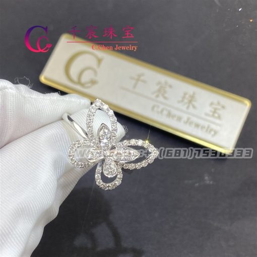 Graff Butterfly Silhouette Diamond Ring RGR370