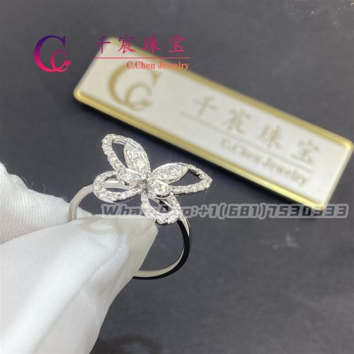 Graff Butterfly Silhouette Diamond Ring RGR370