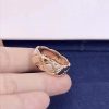 Chanel COCO Crush Ring Quilted Motif Small Version 18k Rose Gold J10817