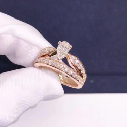 Chaumet Josephine Pink Gold Diamond Ring J4MQ00