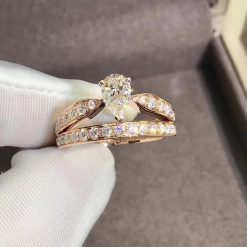 Chaumet Josephine Pink Gold Diamond Ring J4MQ00