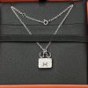 Hermes Diamond Constance Amulette Pendant Necklace (1)