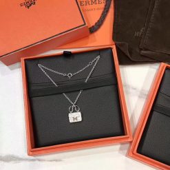 Hermes Diamond Constance Amulette Pendant Necklace (2)