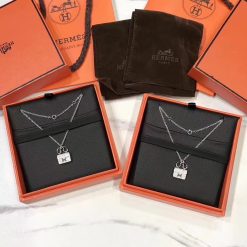 Hermes Diamond Constance Amulette Pendant Necklace (3)