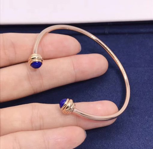 Piaget Possession Open Bangle Bracelet Lapis lazuli G36PC700