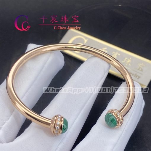 Piaget Possession Open Bangle Bracelet Malachite G36PB100