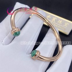 Piaget Possession Open Bangle Bracelet Malachite G36PB100