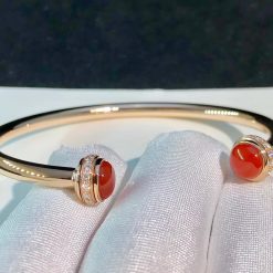 Piaget Possession Open Bangle Bracelet Carnelian G36PA600