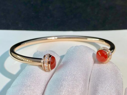 Piaget Possession Open Bangle Bracelet Carnelian G36PA600