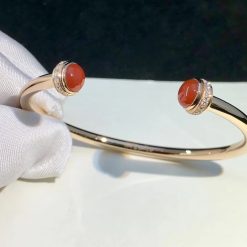 Piaget Possession Open Bangle Bracelet Carnelian G36PA600