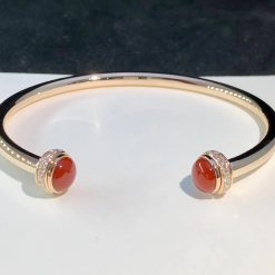 Piaget Possession Open Bangle Bracelet Carnelian G36PA600