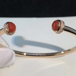 Piaget Possession Open Bangle Bracelet Carnelian G36PA600