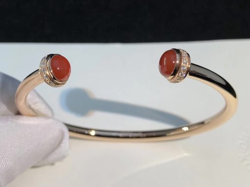 Piaget Possession Open Bangle Bracelet Carnelian G36PA600