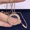 Cartier Love Necklace 3 Diamonds Rose Gold B7014700