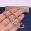 Fred Force 10 Bracelet 18k Pink Gold and Diamonds Medium Model -0B0071