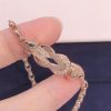 Fred Chance Infinie Bracelet 18k Pink Gold and Diamonds Medium Model  0B0108-6B0431