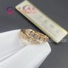 Bvlgari Serpenti Rose Gold Ring Set with Pavé Diamonds 355974