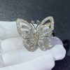 Van Cleef & Arpels Flying Butterfly Between the Finger Ring VCARA13500