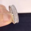 Van Cleef & Arpels Perlée Diamonds Ring 1 Row White Gold Diamond VCARP4E200