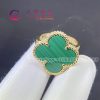 Van Cleef & Arpels Magic Alhambra Ring Yellow Gold Malachite VCARO3AV00