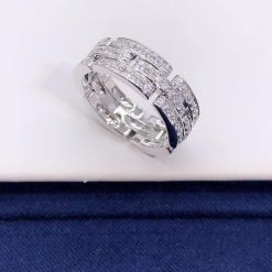 Cartier Maillon PanthÈre Ring 3 Diamond-paved Rows B4111700