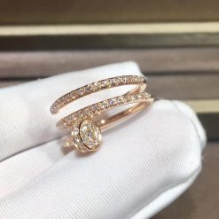 Cartie Juste Un Clou Ring Rose Gold Diamonds B4210900