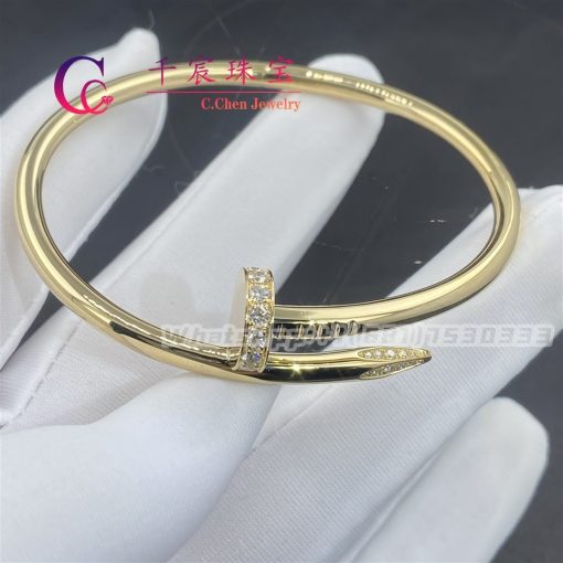 Cartier Juste Un Clou Bracelet Yellow Gold Diamonds B6048617