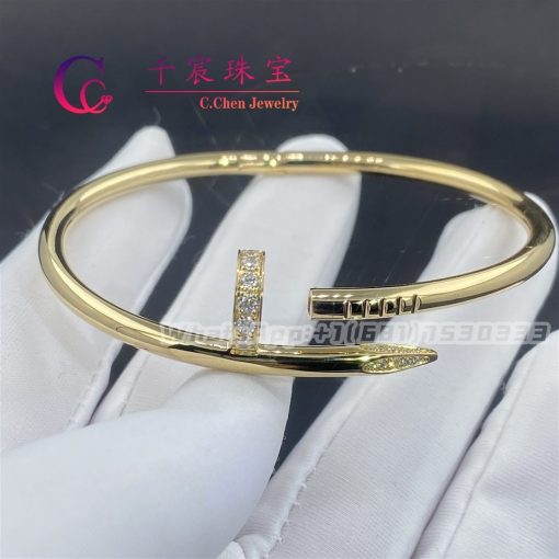 Cartier Juste Un Clou Bracelet Yellow Gold Diamonds B6048617