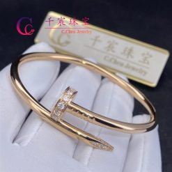 Cartier Juste Un Clou Bracelet Rose Gold Diamonds B6048517