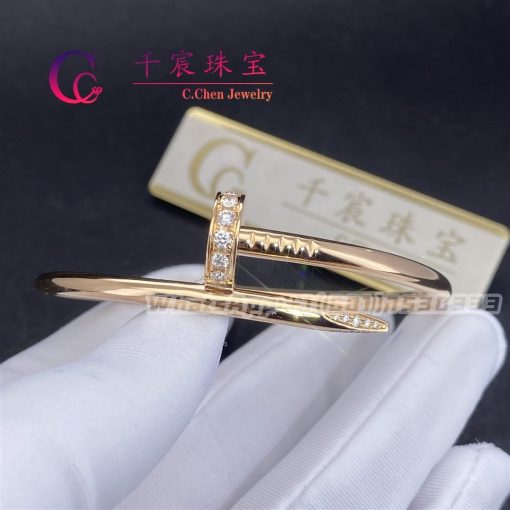 Cartier Juste Un Clou Bracelet Rose Gold Diamonds B6048517