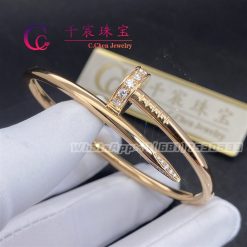 Cartier Juste Un Clou Bracelet Rose Gold Diamonds B6048517