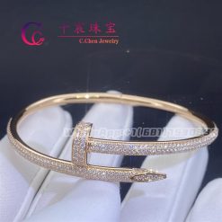 Cartier Juste Un Clou Bracelet Rose Gold Diamonds N6702117