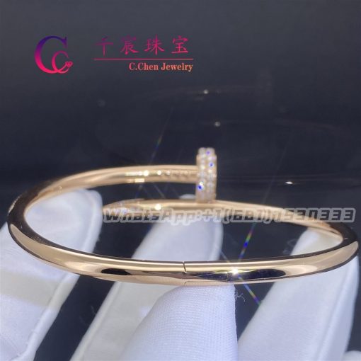 Cartier Juste Un Clou Bracelet Rose Gold Diamonds N6702117