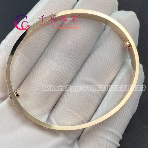 Cartier Love Bracelet 4 Diamonds Rose Gold B6036017