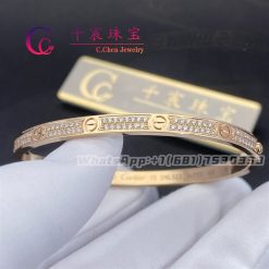 Cartier Love Bracelet Small Model PavÉ Diamonds N6710717