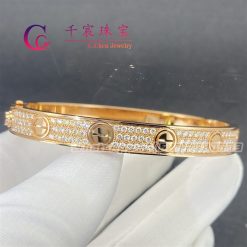 Cartier Love Bracelet Diamond-paved Rose Gold N6710817