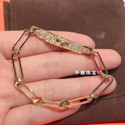 Hermes Paris Kelly Chaine Bracelet Small Model H218471b 00lg (2)