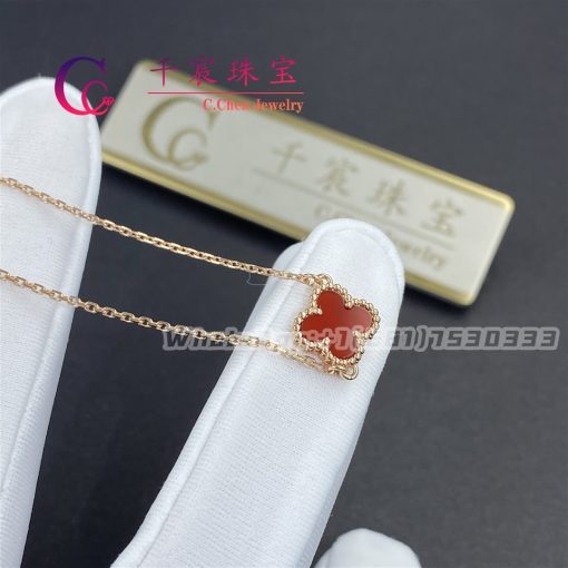 Van Cleef & Arpels Sweet Alhambra Bracelet Carnelian VCARN59K00